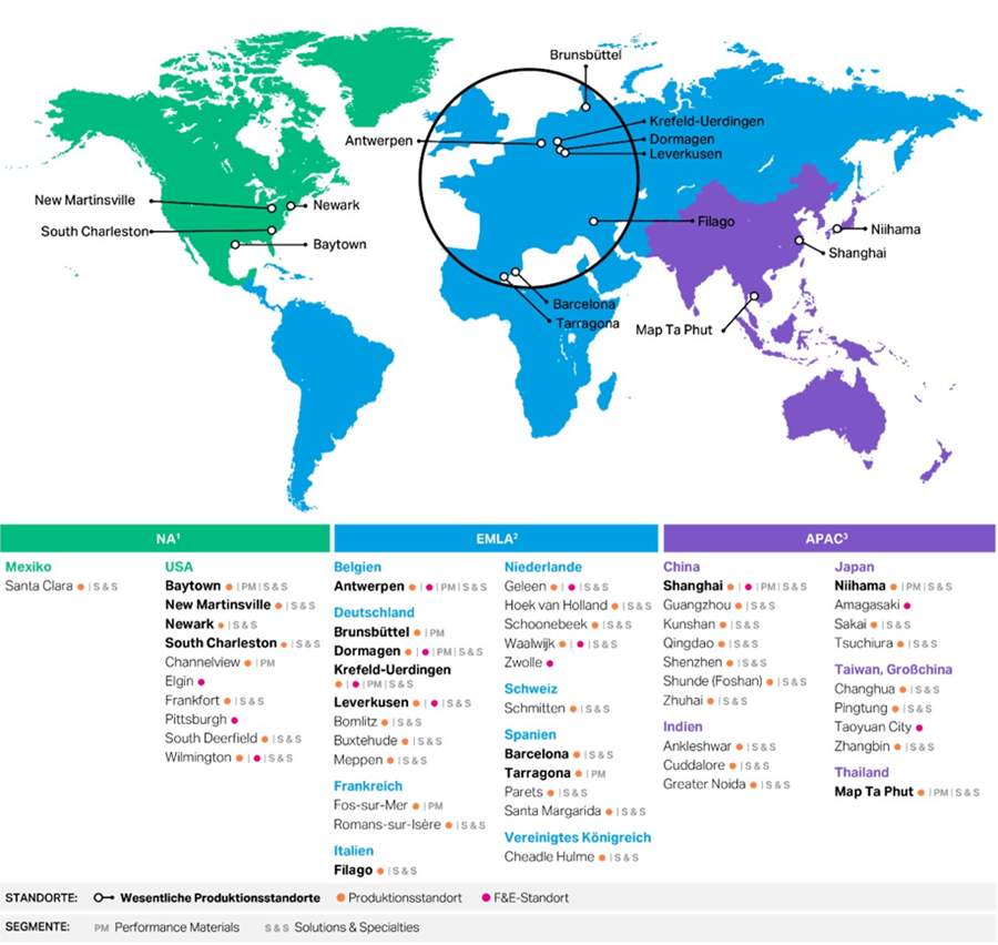 Covestro Locations 2025